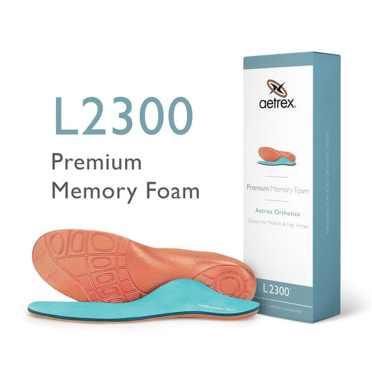 Aetrex Men's Premium Memory Foam Orthotic